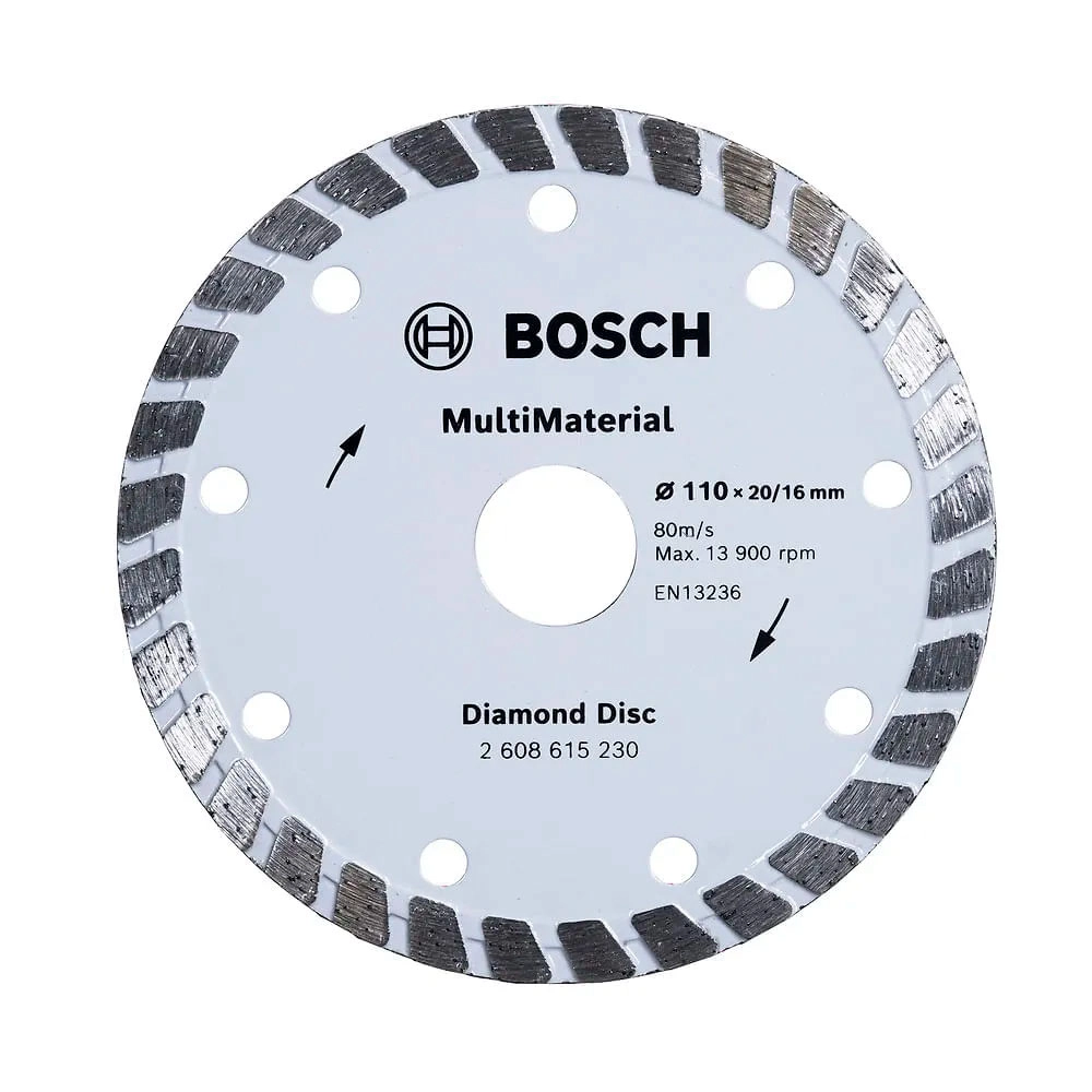 Disco Diamantado MultiMaterial Turbo 110mm Bosch