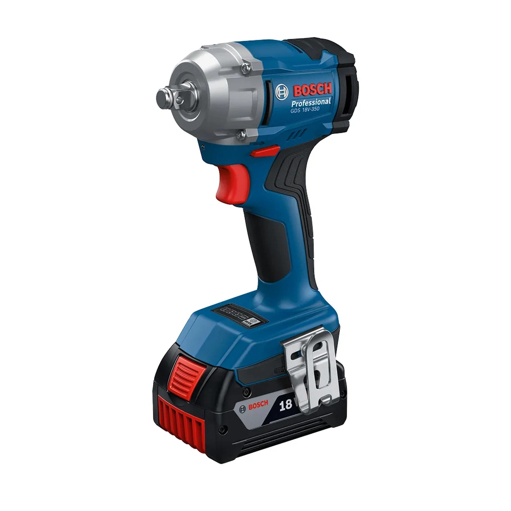 Chave de Impacto 1/2'' 2 Baterias e Carregador 4Ah 18V Brushless GDS18V350 Bosch Chave de Impacto 1/2'' 2 Baterias e Carregador 4Ah 18V Brushless GDS18V350 Bosch
