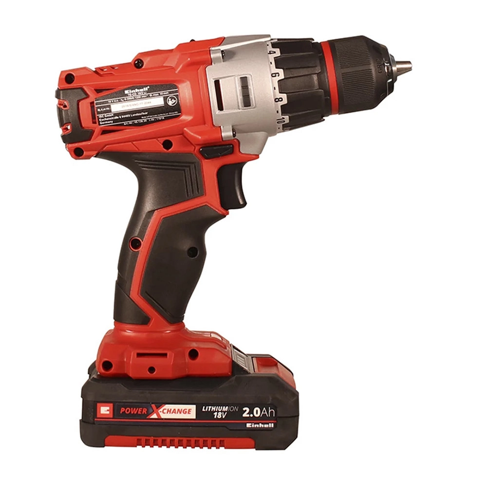 Parafusadeira Furadeira Bateria 2,0Ah 18V Bivolt Maleta TE-CD 18/2 Li 1B Einhell
