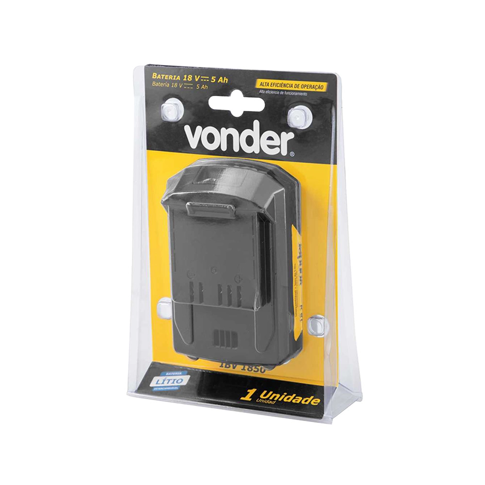 Bateria Íons de Lítio 18V 5AH IBV1850 Vonder
