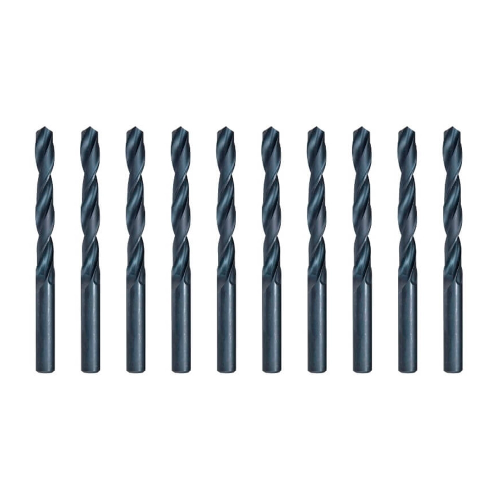 Kit 10 Brocas Para Metal HSS 5,5mm Acab. Black D38657 Makita