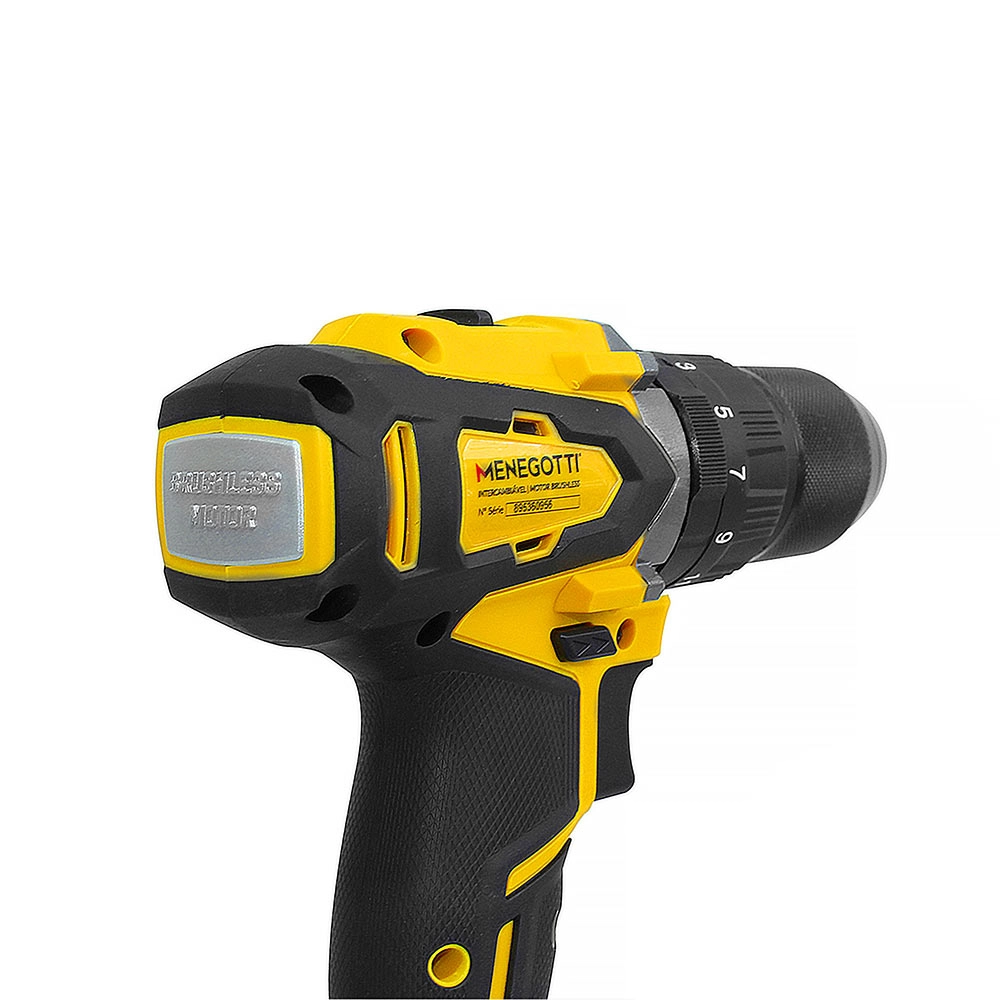 Parafusadeira Furadeira 1/2" 13mm Sem Bateria 20V Brushless MFI20 Menegotti