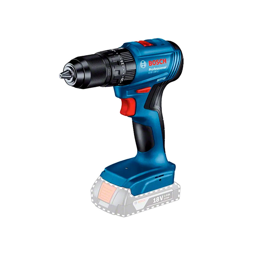 Kit Parafusadeira e Furadeira 2 Bat 2AH 18V Bivolt Com Bolsa GSB185Li + GDR18V215 Bosch