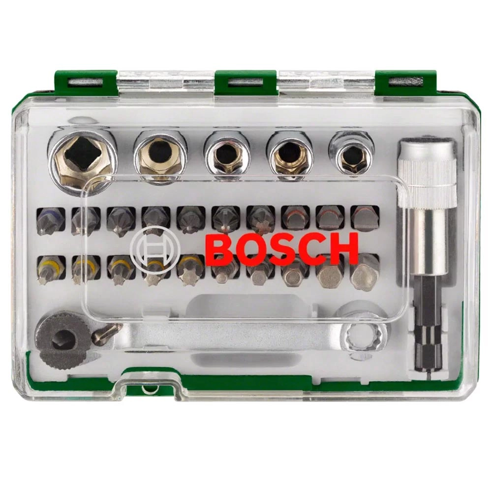 Kit de Bits e Soquetes 27 Peças Bosch