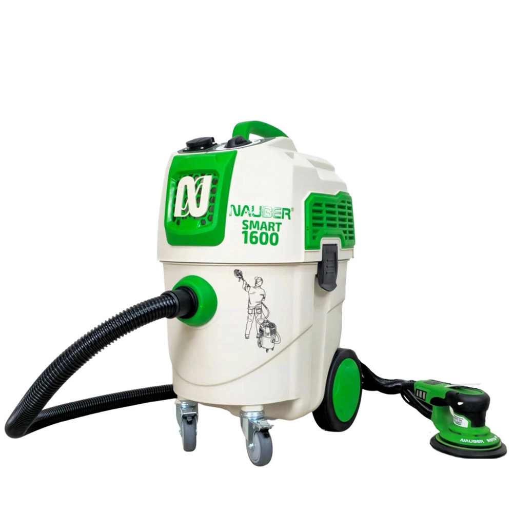 Kit Lixadeira Roto Orbital ROTO5E + Aspirador Pó SMART1600 Nauber 220V