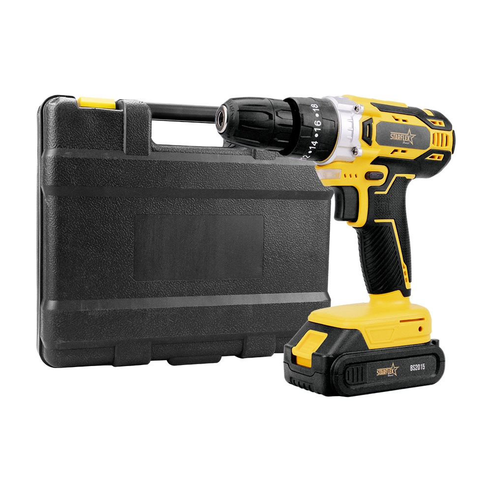 Parafusadeira Furadeira de Impacto 1 Bat 1,5AH 20V Bivolt PS20K1 Starflex