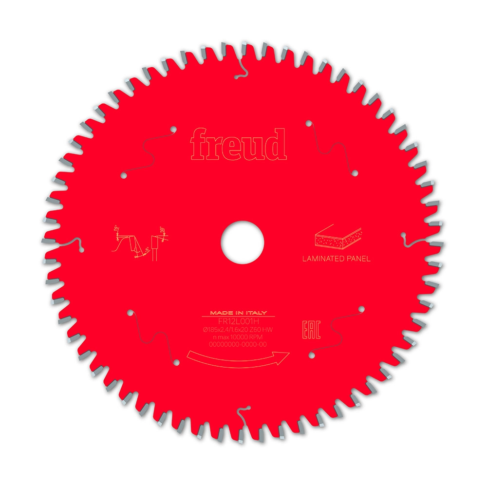 Disco de Serra MDF 184mm (7.1/4Pol) 60 dentes FR12L001H Freud