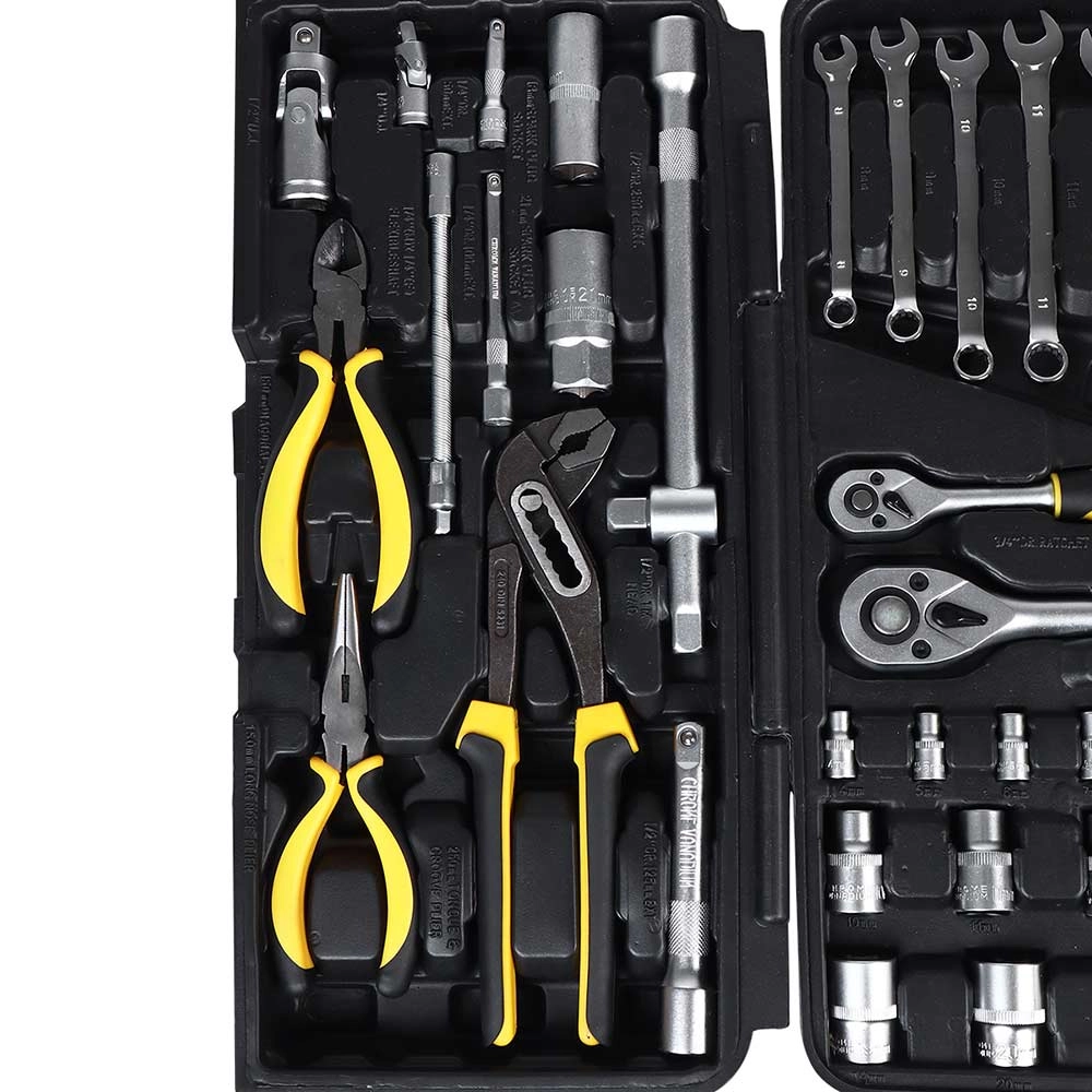 Jogo Ferramentas Profissional 110 peças Cromo Vanadium 49103 Tradestar