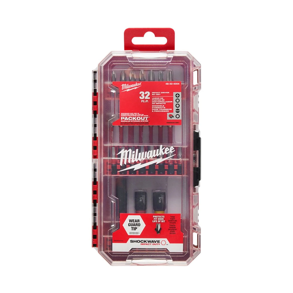 Kit de Bits e Soquetes 32 pçs Shockwave 48-32-4004 Milwaukee