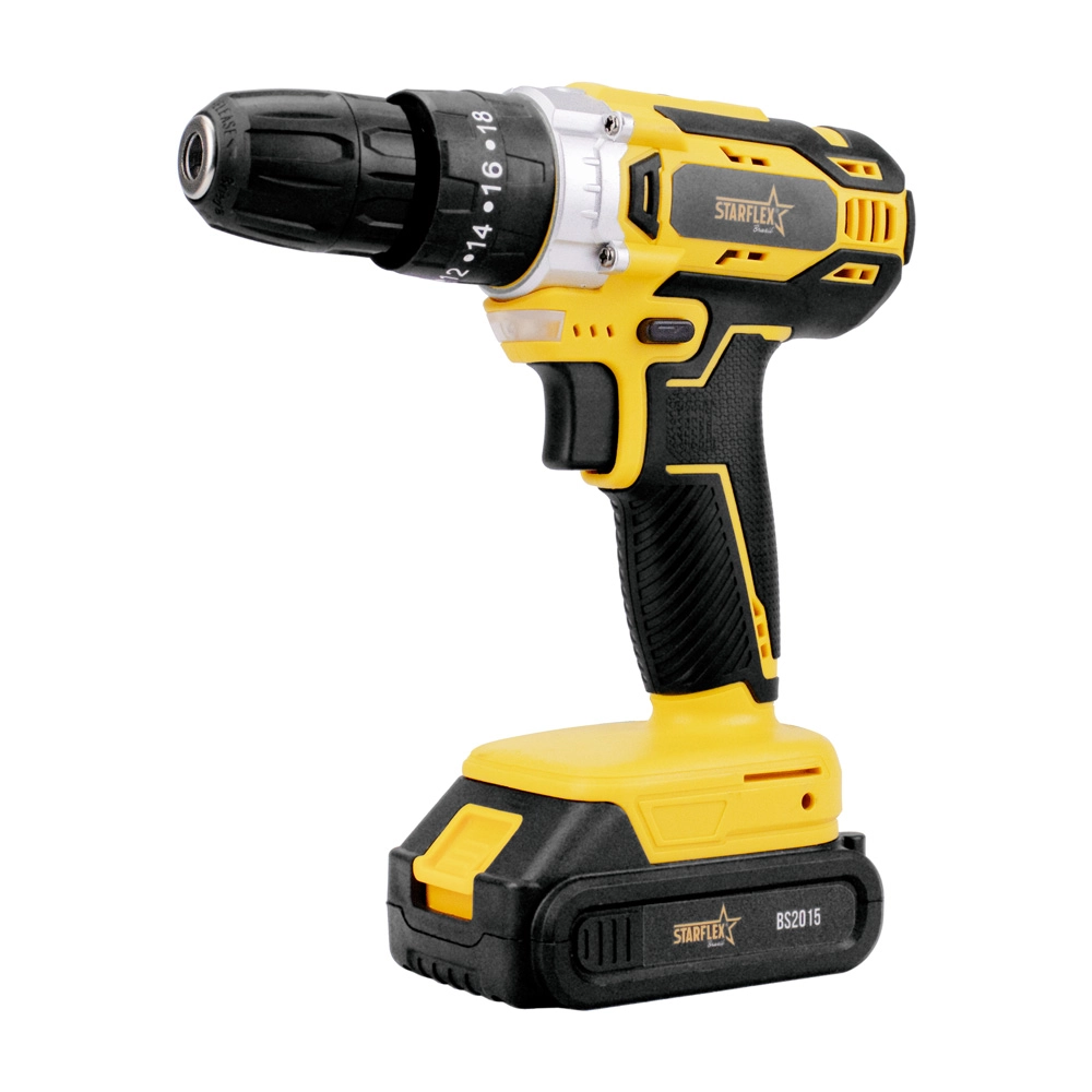 Parafusadeira Furadeira de Impacto 1 Bat 1,5AH 20V Bivolt PS20K1 Starflex