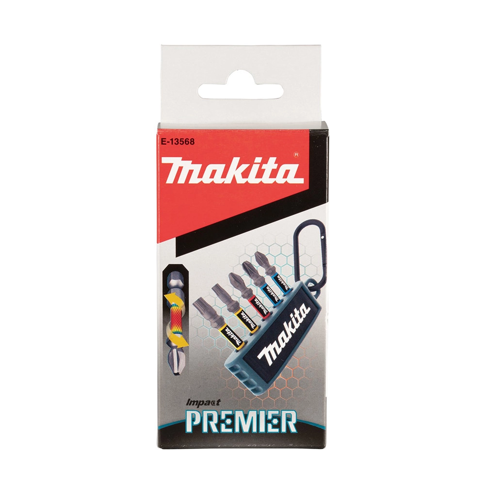 Kit Bits de Torção Impact Premier 5 Peças E13568 Makita