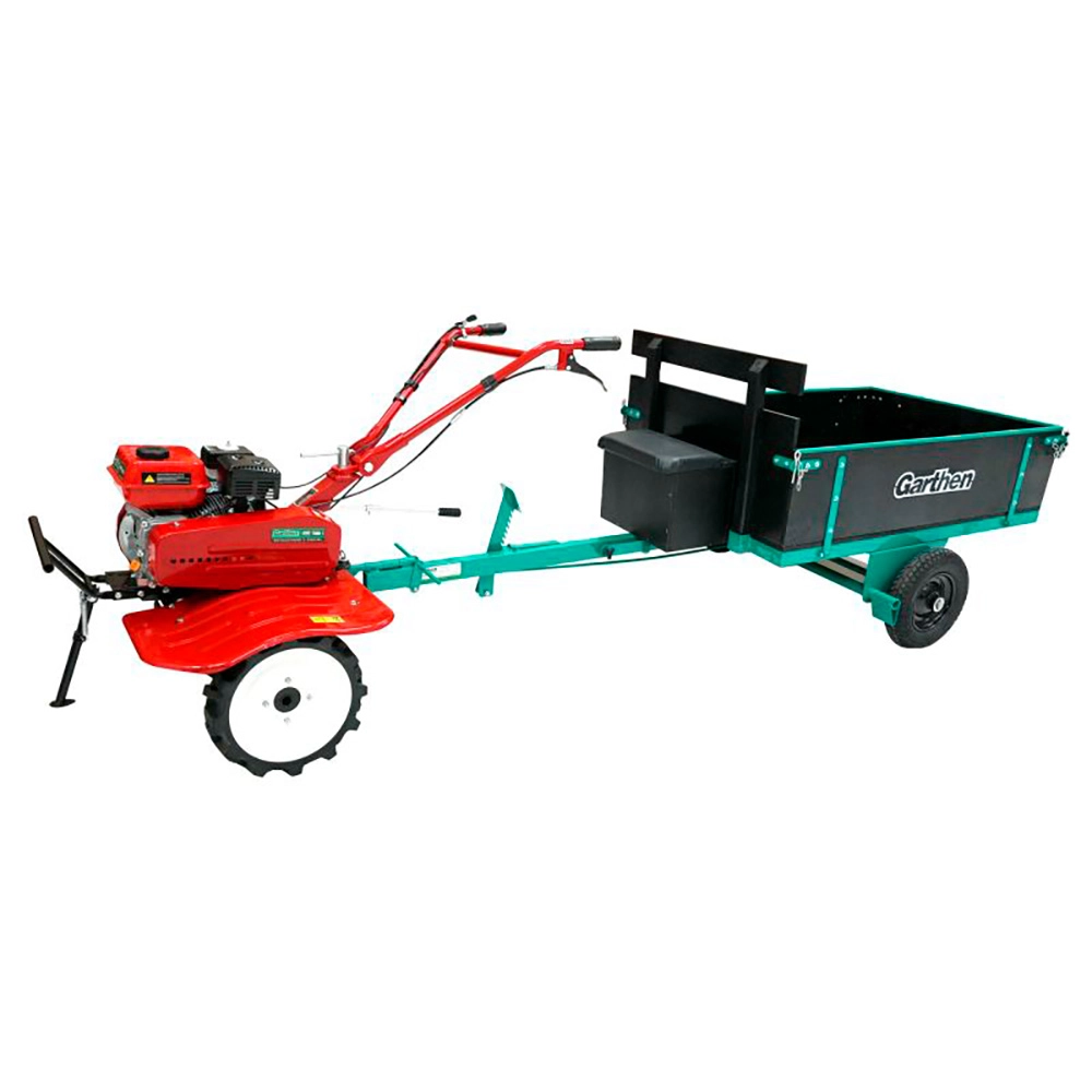 Motocultivador Tratorito 7HP 4T Roda Grande GMG7000-8 + Carretinha 250Kg GCM250 Garthen Motocultivador Tratorito 7HP 4T Roda Grande GMG7000-8 + Carretinha 250Kg GCM250 Garthen