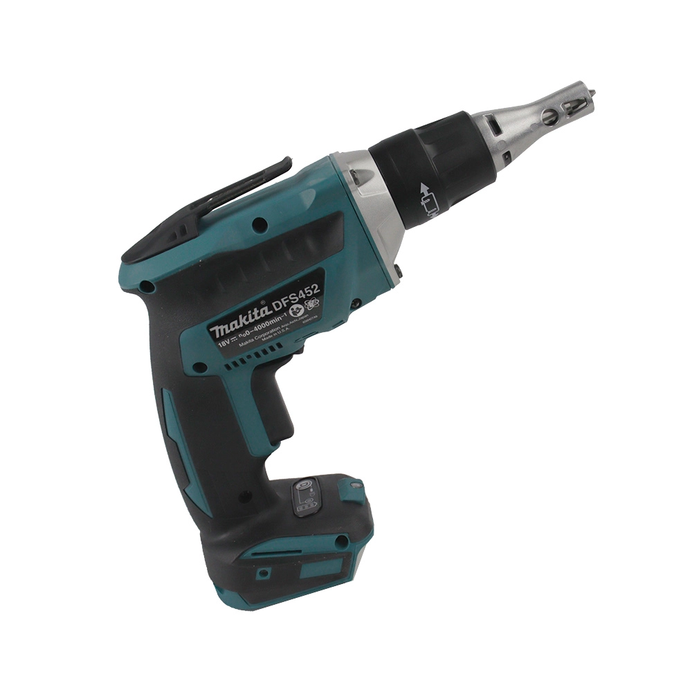 Parafusadeira Drywall 1/4" Bateria 3Ah 18V e Carregador DFS452ZP Makita