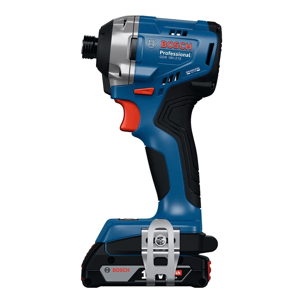 Parafusadeira de Impacto 1/4'' 2 Baterias e Carregador 2Ah Brushless GDR18V215 Bosch Parafusadeira de Impacto 1/4'' 2 Baterias e Carregador 2Ah Brushless GDR18V215 Bosch