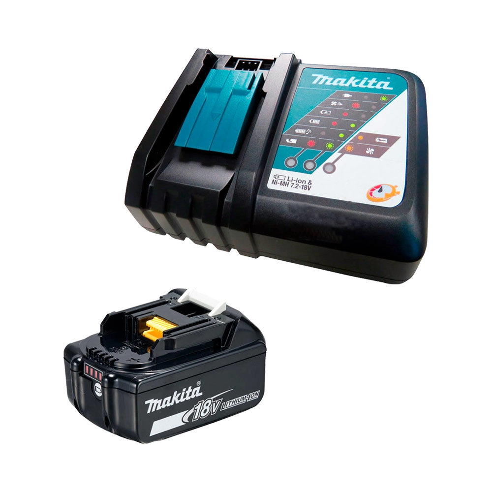 Chave de Impacto 1/2 Pol A Bateria Com Carregador 3Ah 18V DTW300Z Makita
