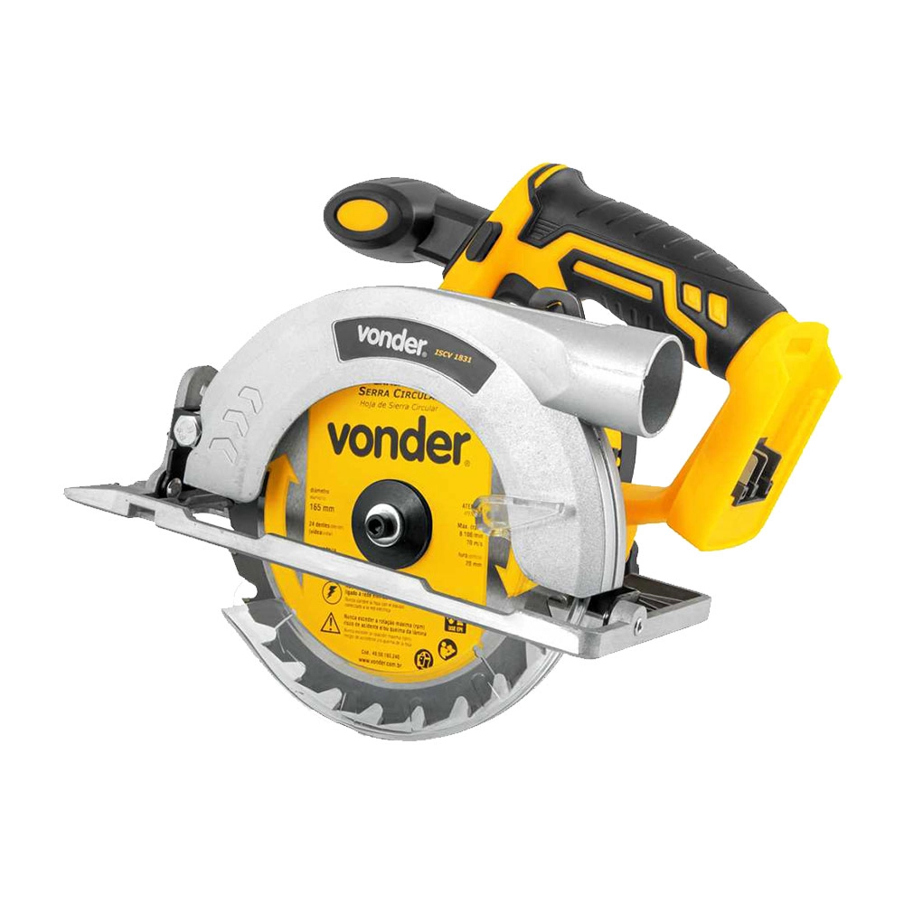 Serra Circular 6.1/2 Pol (16,5cm) 4Ah 18V ISCV1831 Vonder