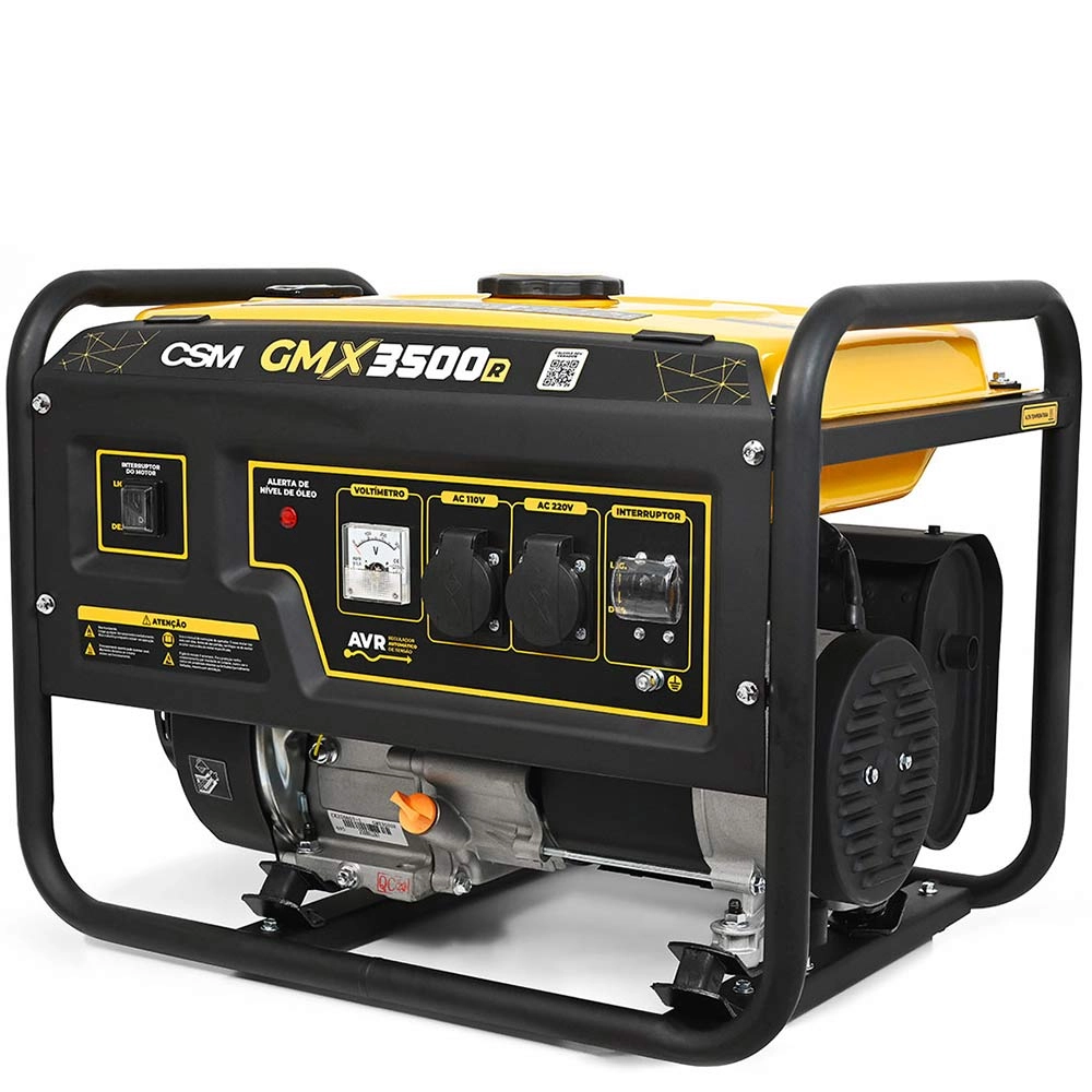 Gerador Gasolina 4T Partida Manual Bivolt 7Hp 3KVA GMX3500R CSM