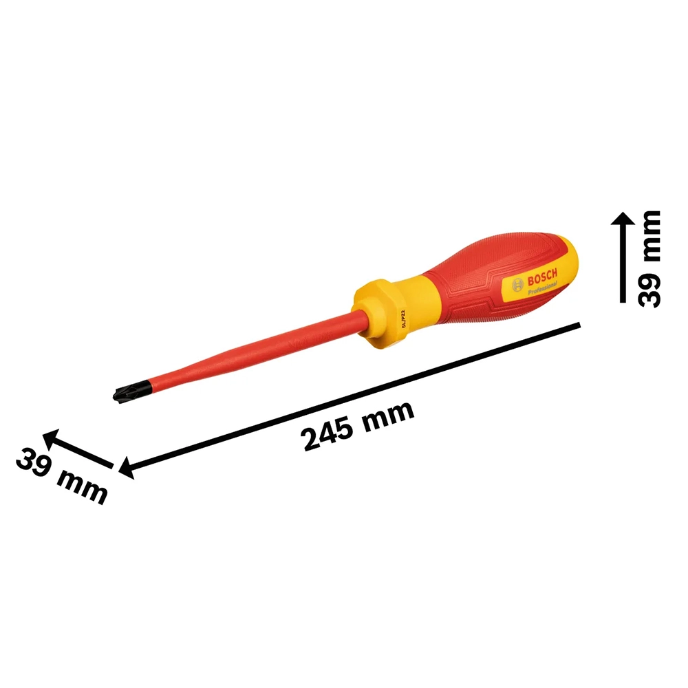 Chave Pozidriv SL/PZ2x125mm VDE 1600A02ND7000 Bosch