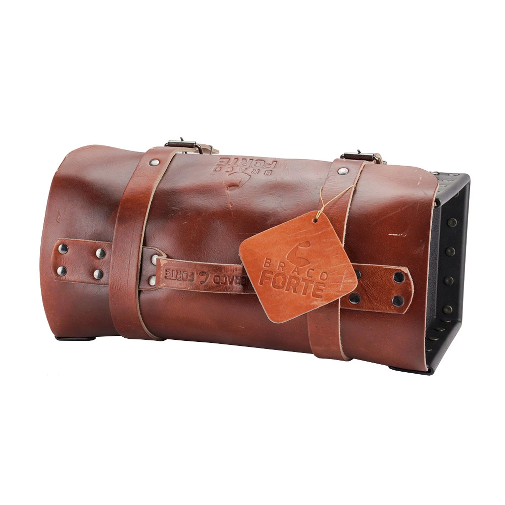 Maleta Ferramentas Couro 40x25x17cm M012 Braço Forte