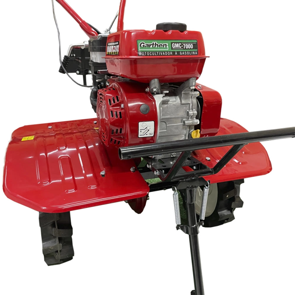 Motocultivador Tratorito Gasolina 7,0HP 4T Roda Grande GMG7000-8 Garthen