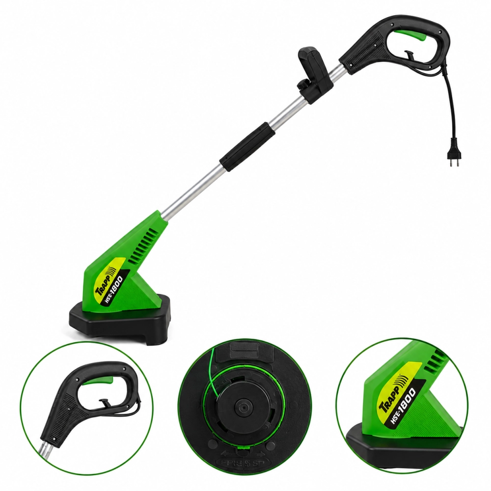 Aparador Grama Com Rodas Bipartido Turbo Master 1800 Trapp 127V Aparador Grama Com Rodas Bipartido Turbo Master 1800 Trapp 127V