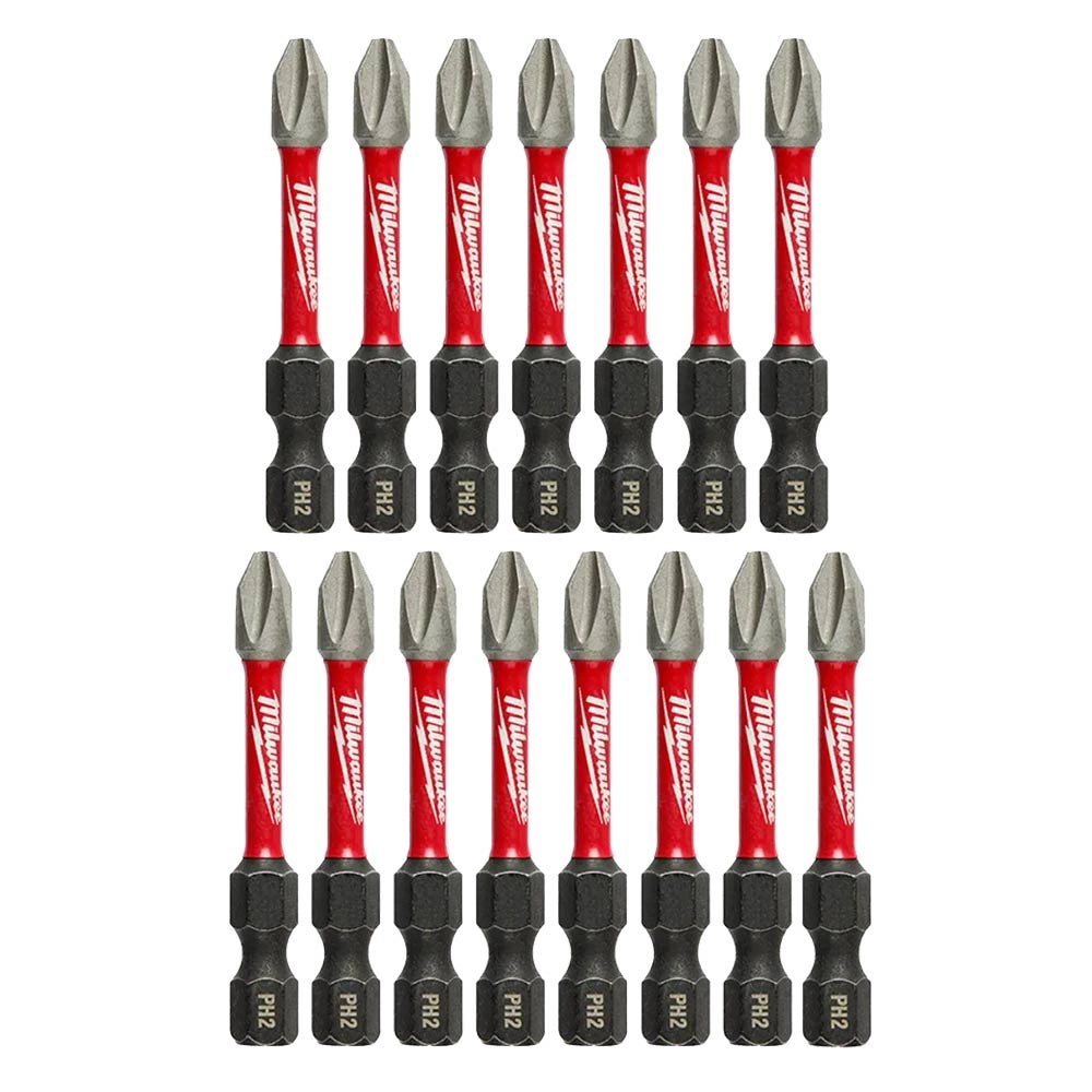 Kit de bits 15 unidades PH2 50mm 48325004 Milwaukee