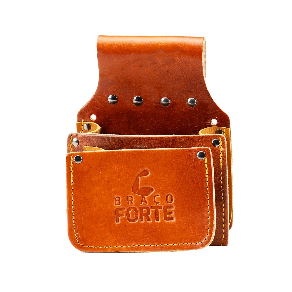 Cinto Carpinteiro Bolsa Dupla C009 Braço Forte