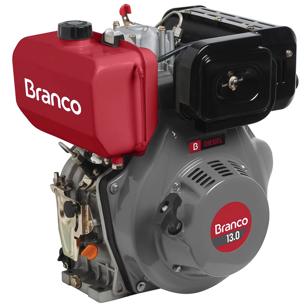 Motor Estacionário Diesel Partida Elétrica BD13.0 Branco