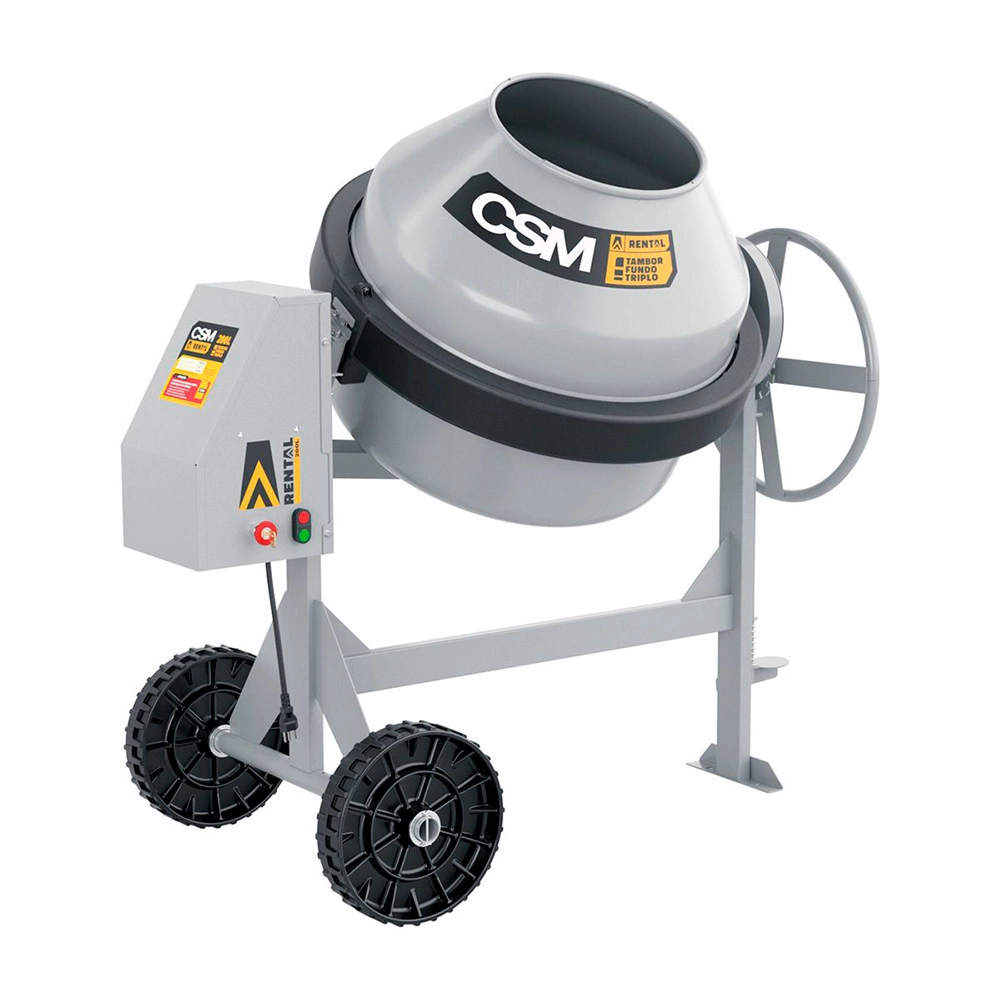 Betoneira Monofásica 1CV Rental 200L CSM