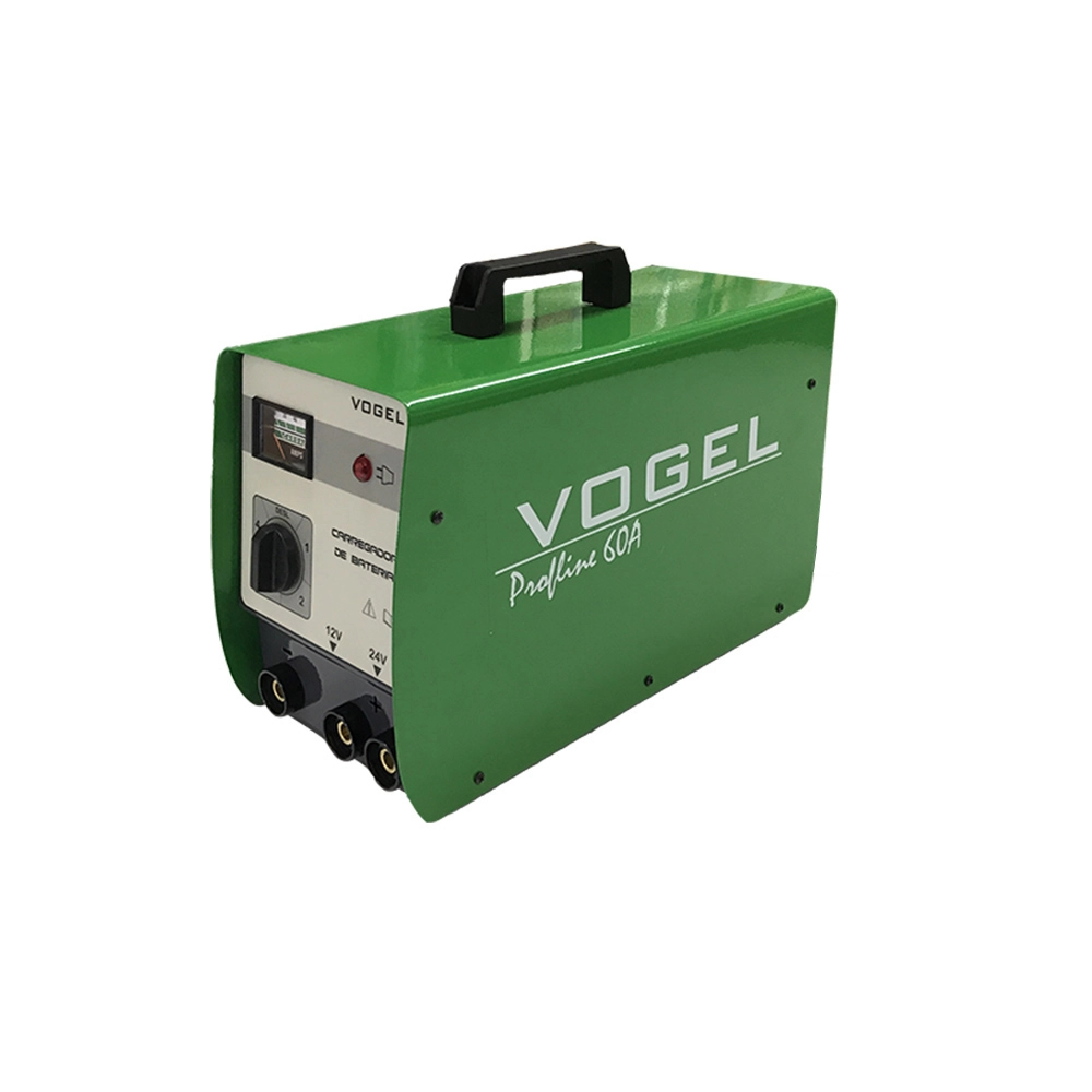 Carregador de Bateria e Auxiliar de Partida Carga Rápida e Lenta 12/24V 60A Vogel 