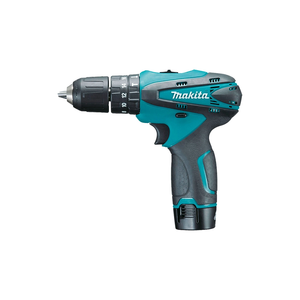 Kit de Parafusadeira e Furadeira Impacto 2 Bat Lítio 1,3AH Bivolt 12V DK1493 Makita