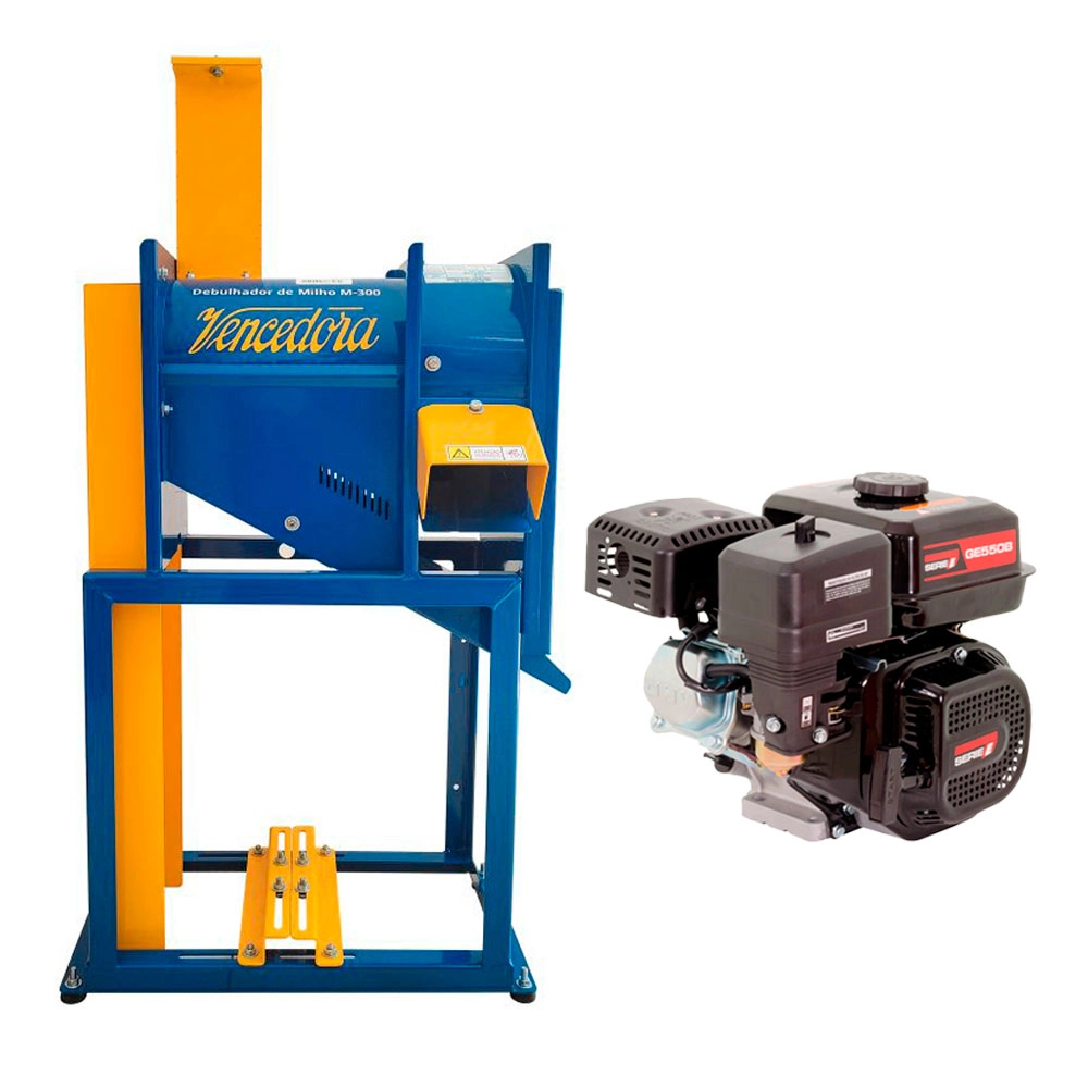 Debulhador Milho Gasolina 6,5HP Vencedora M300 Maqtron