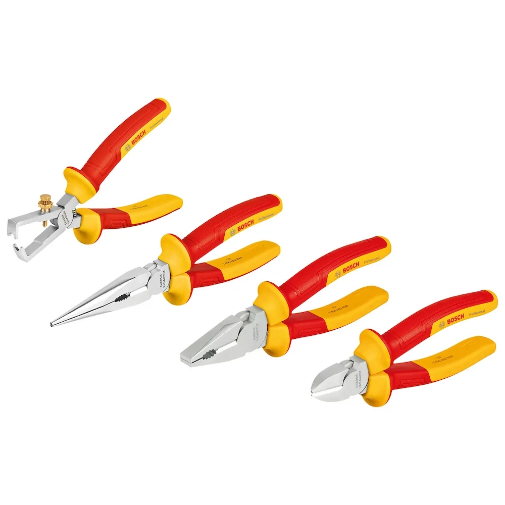 Jogo de Alicates Universal 4 Peças VDE 1600A02NG1000 Bosch