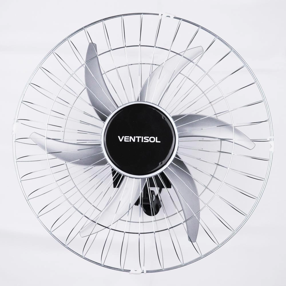 Ventilador Parede 50cm 6 Pás 200w Bivolt Turbo Steel Cromado Ventisol
