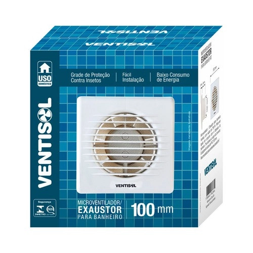 Exaustor 10cm Banheiro Residencia Ventisol