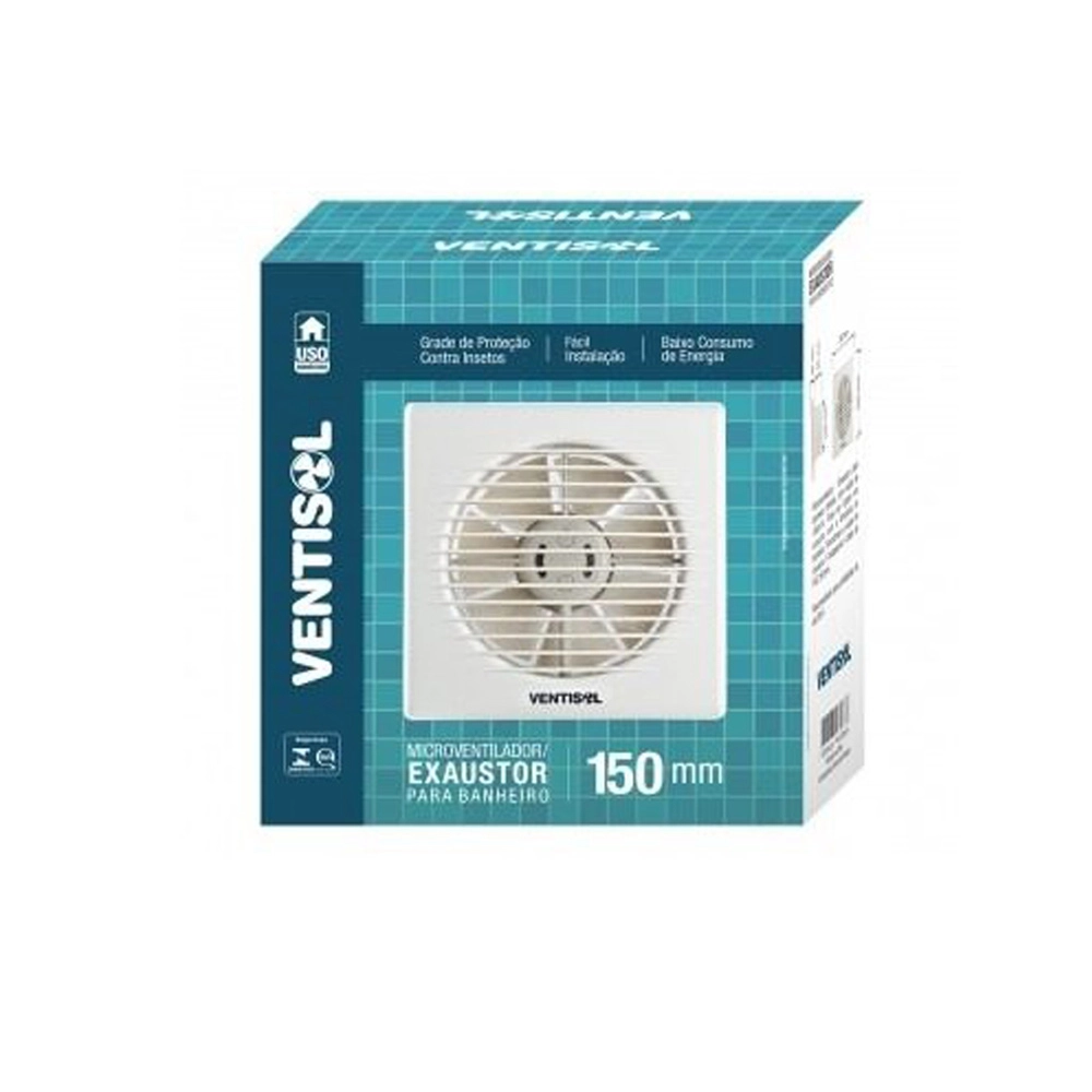 Exaustor 15cm Banheiro Residencial Ventisol