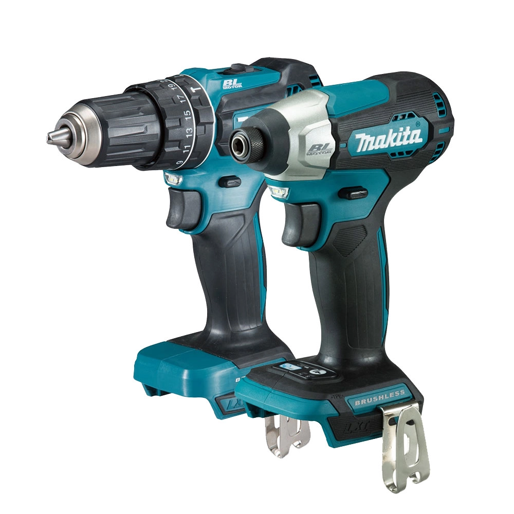 Kit Parafusadeiras + esmerilhadeira 2 Bat Lítio Bivolt 18V 3Ah DLX2416X1+DGA504Z Makita