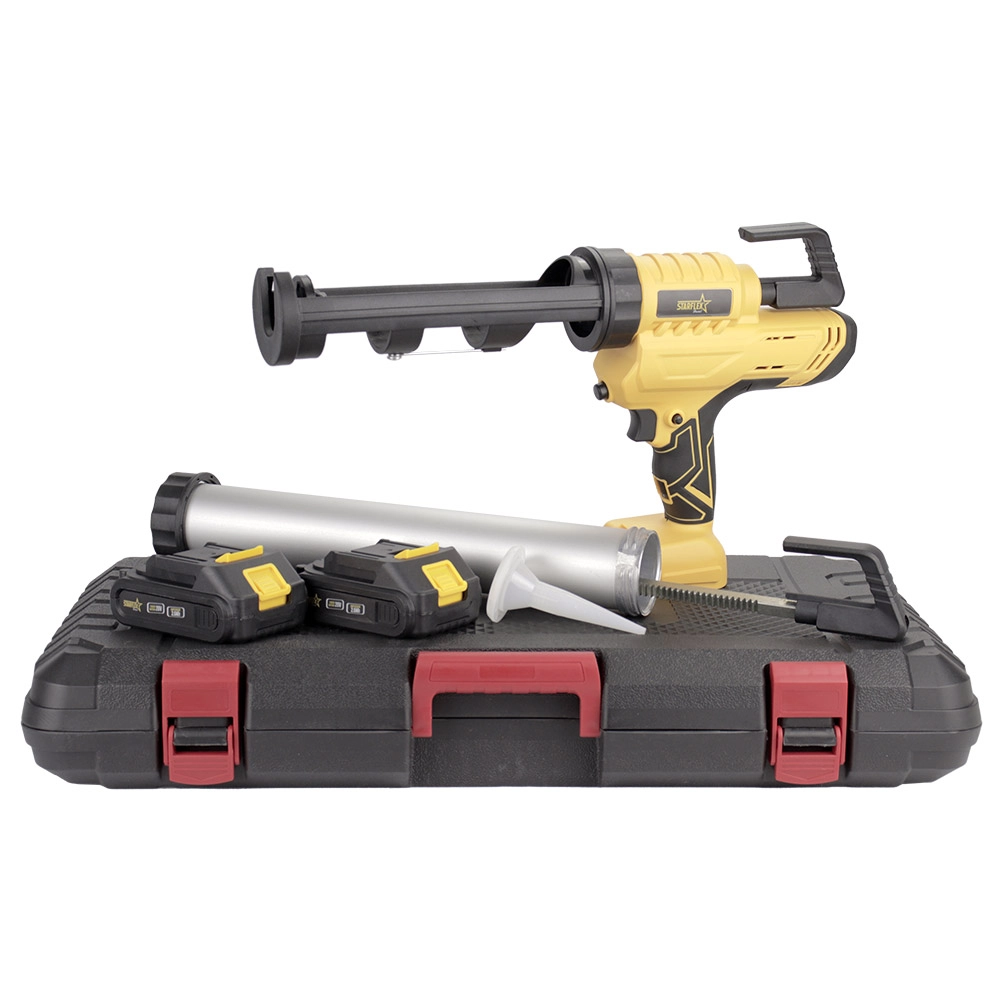 Aplicador Silicone 2 Baterias 20V 2Ah e Maleta + Tubo Sachê SAS236 Starflex Aplicador Silicone 2 Baterias 20V 2Ah e Maleta + Tubo Sachê SAS236 Starflex