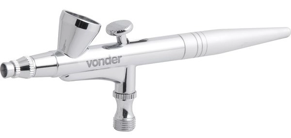 Aerógrafo com Minicompressor e Acessórios Bivolt Vonder