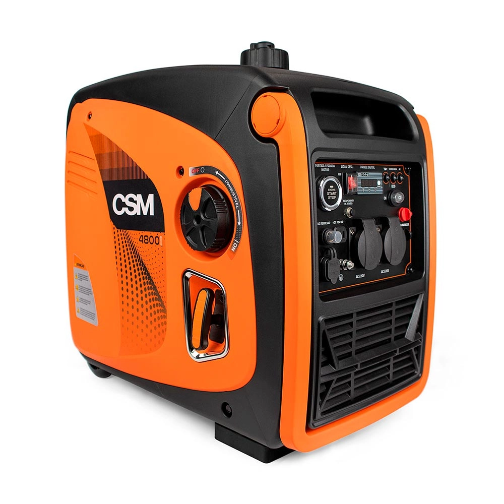 Gerador Inverter Gasolina 4T Bivolt Part Elétrica Máx 4,2Kva 4800i-E CSM Gerador Inverter Gasolina 4T Bivolt Part Elétrica Máx 4,2Kva 4800i-E CSM