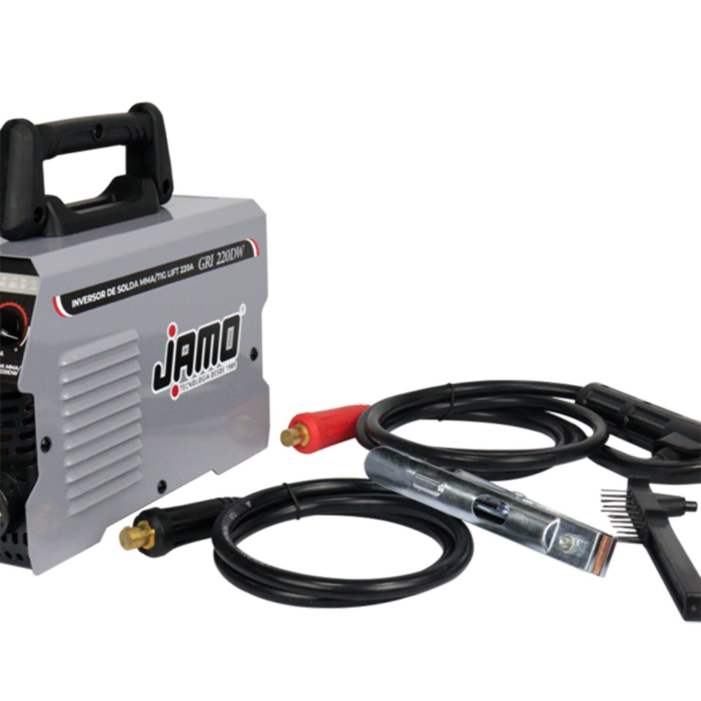 Inversor de Solda MMA e TIG Lift Arc Display Digital e Acessórios 220A GRI220DW JAMO 