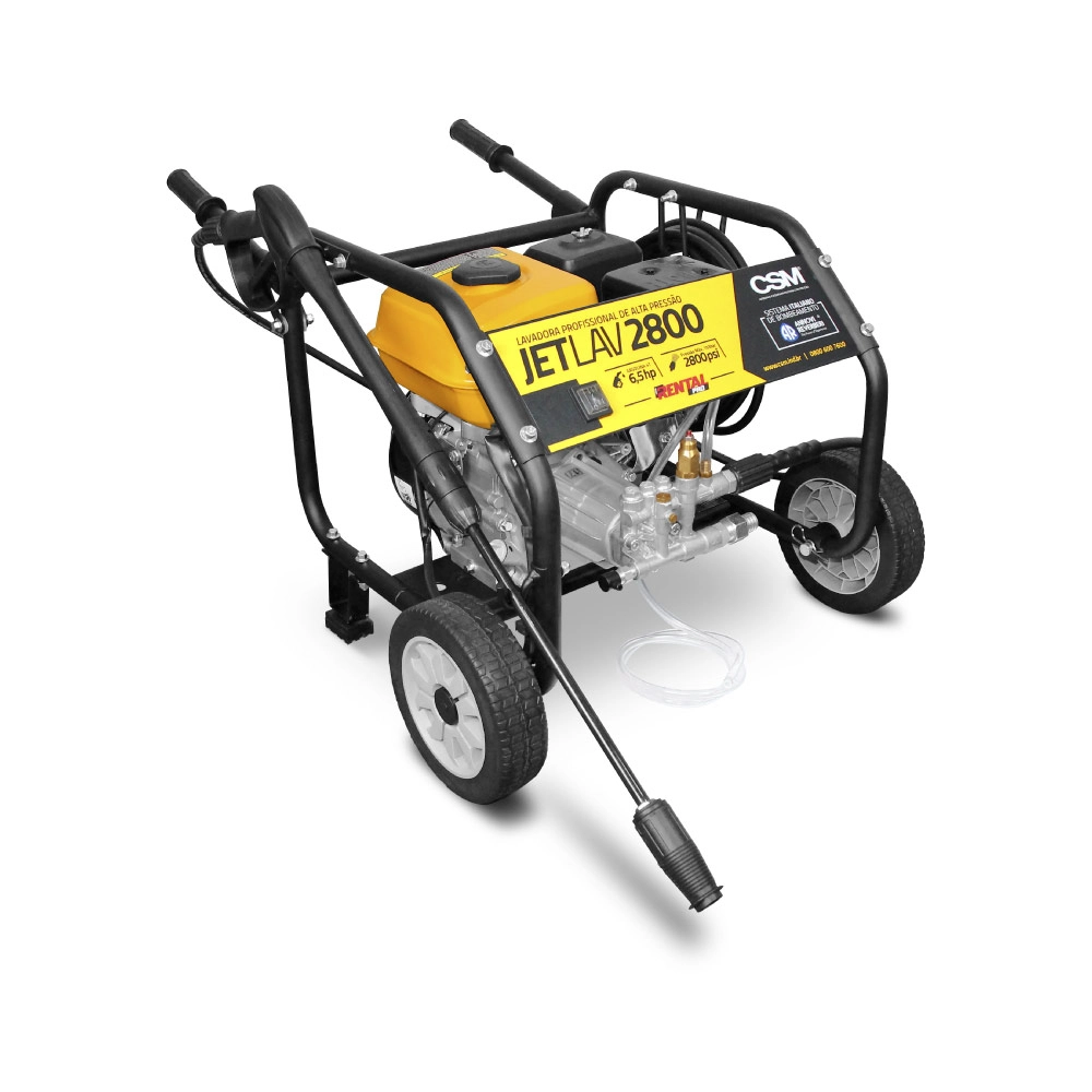 Lavadora de Alta Pressão Gasolina 6,5HP 2800lb JETLAV2800 CSM Lavadora de Alta Pressão Gasolina 6,5HP 2800lb JETLAV2800 CSM