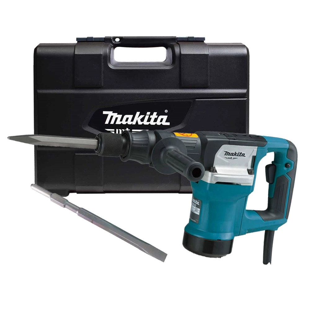 Martelo Demolidor 5Kg 7,2J 900W 17mm 2 Cinzéis M8600BP Makita Martelo Demolidor 5Kg 7,2J 900W 17mm 2 Cinzéis M8600BP Makita
