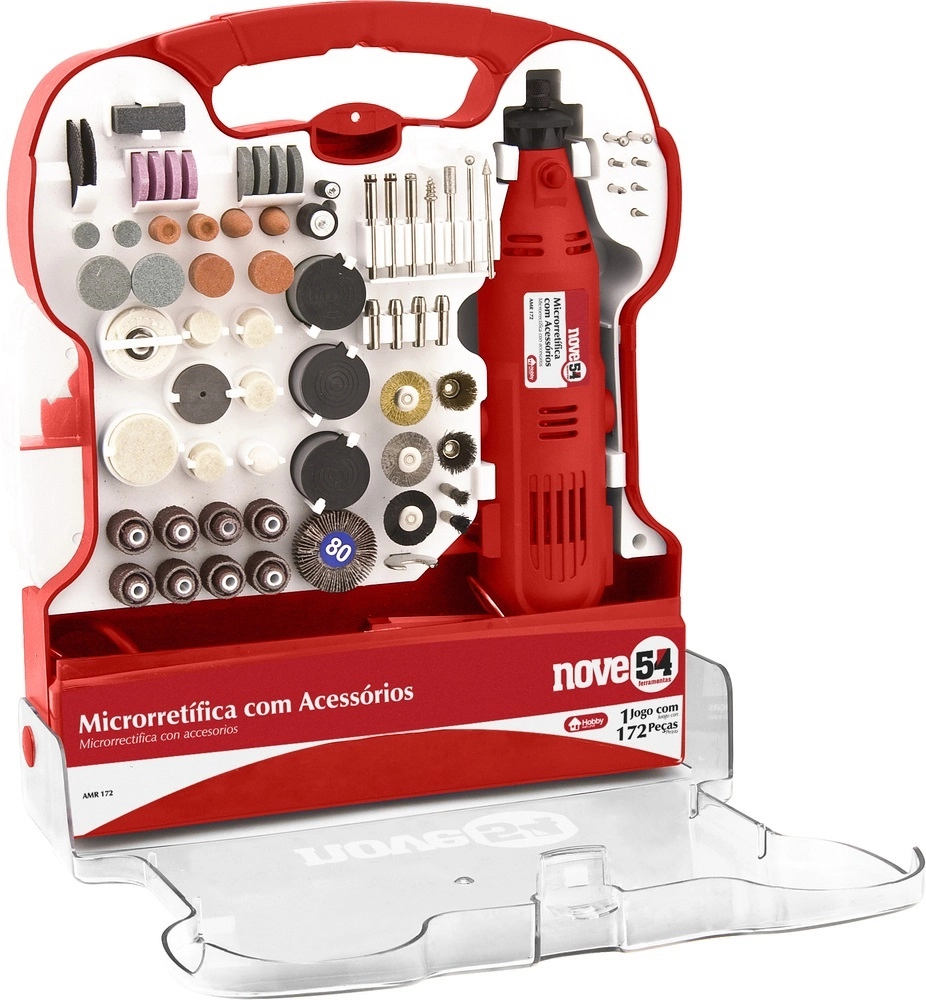 Microretífica com 172 Acessórios 130 Watts AMR172 Nove54 