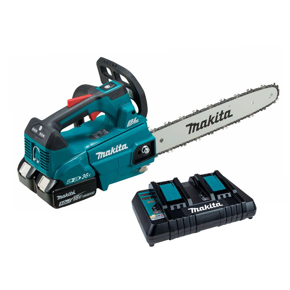 Motosserra Bateria 5Ah 36V (18V+18V) Carregador Duplo DUC306PT2 Makita Motosserra Bateria 5Ah 36V (18V+18V) Carregador Duplo DUC306PT2 Makita