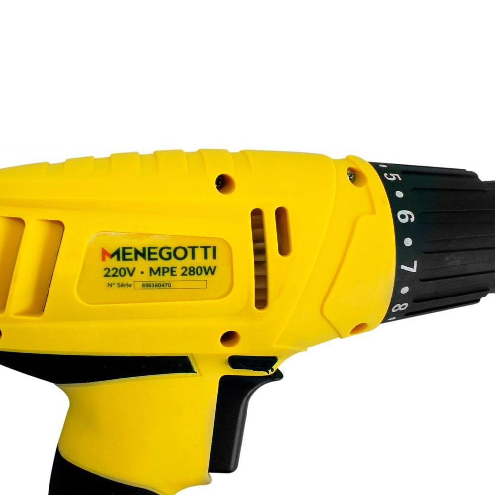 Parafusadeira Elétrica 3/8Pol 10mm MPE 280W Menegotti