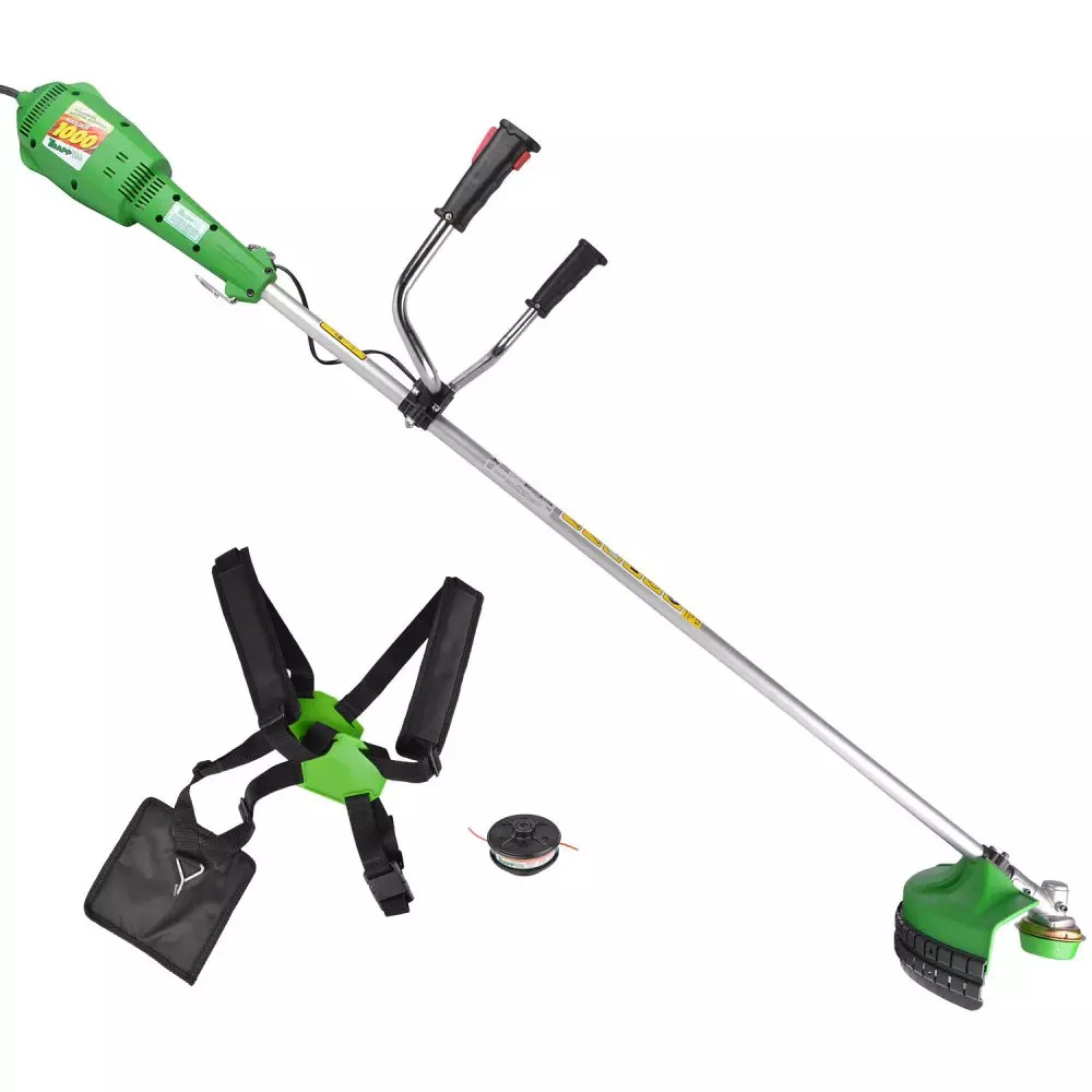 Roçadeira Elétrica Carretel Nylon e Lâmina 3 Pontas 1200w Master 1000 Trapp