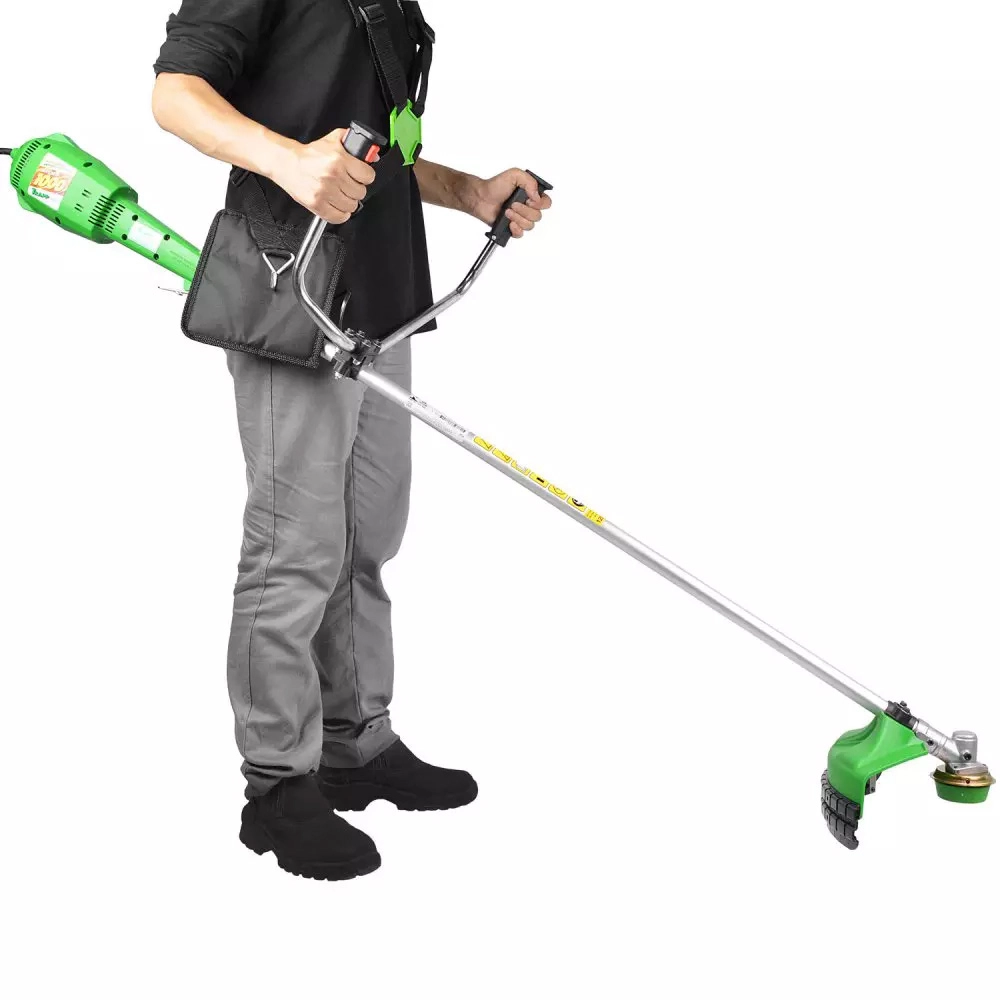 Roçadeira Elétrica Carretel Nylon e Lâmina 3 Pontas 1200w Master 1000 Trapp