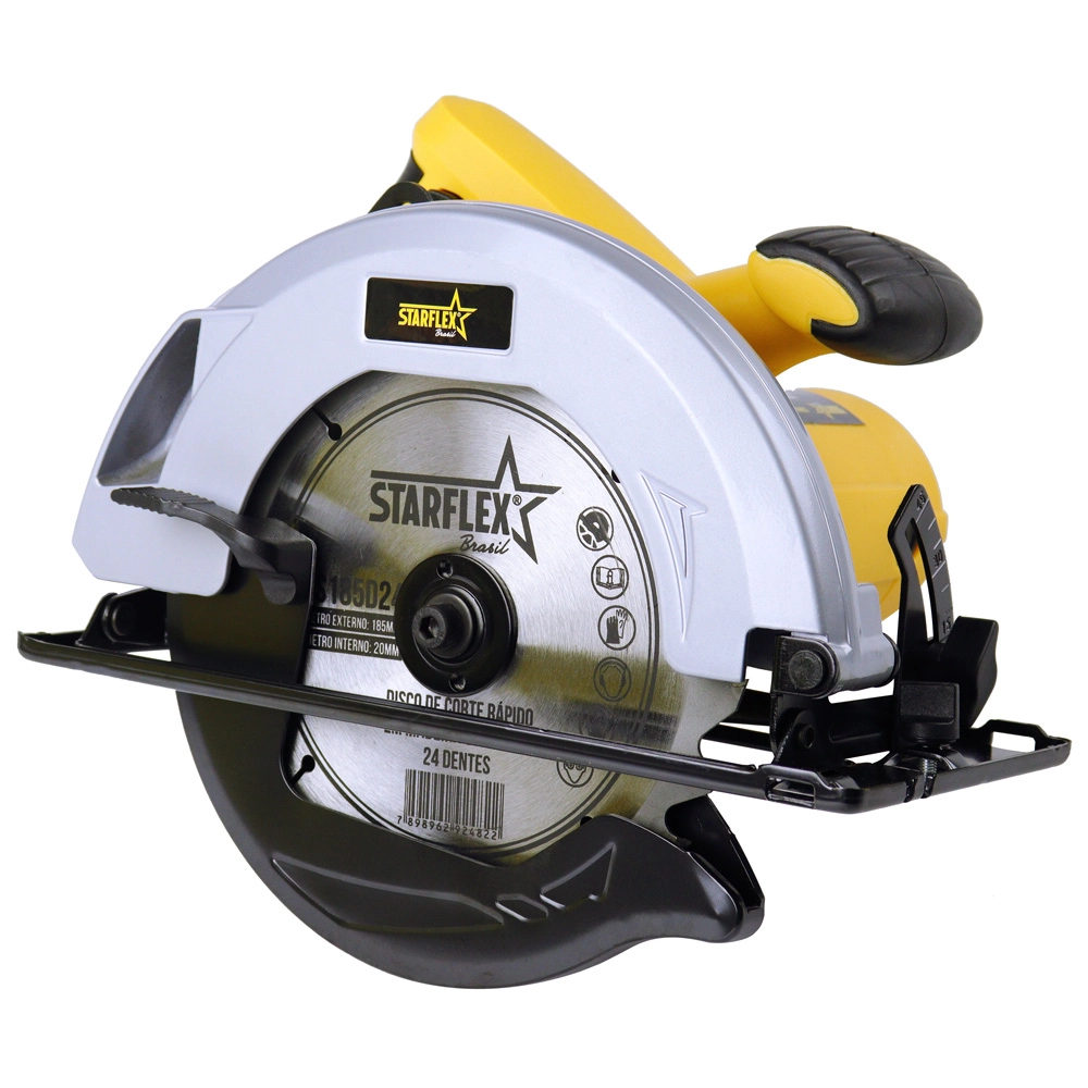 Serra Circular Madeira 7.1/4 (185mm) 3 discos 1800W SCS1800K3 Starflex