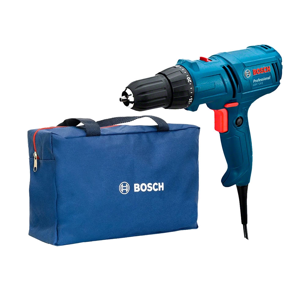 Parafusadeira Furadeira 400W Bolsa GSR714 Bosch Ferramentas